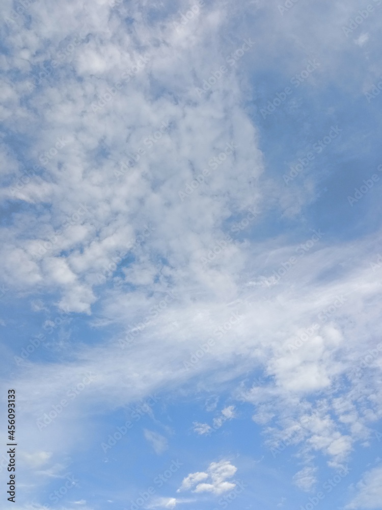 blue sky with clouds