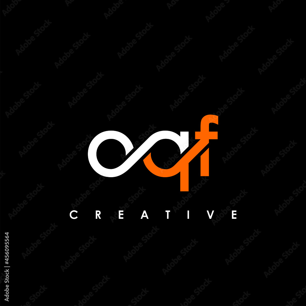 Fototapeta premium OQF Letter Initial Logo Design Template Vector Illustration