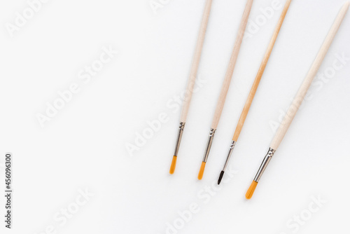 brushes on white background