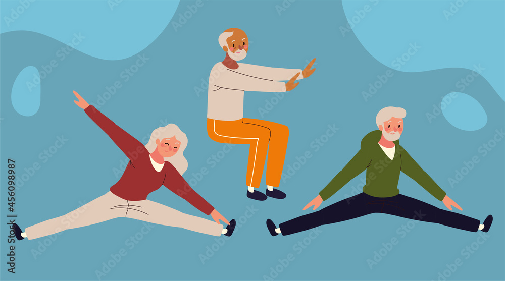 athletes old people