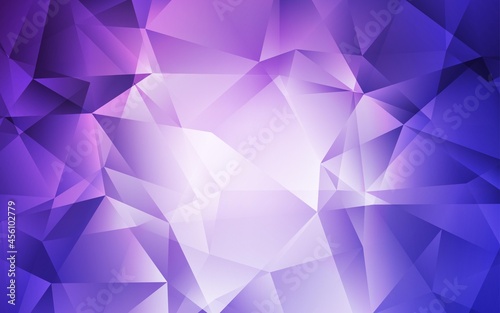 Light Pink, Blue vector low poly background.