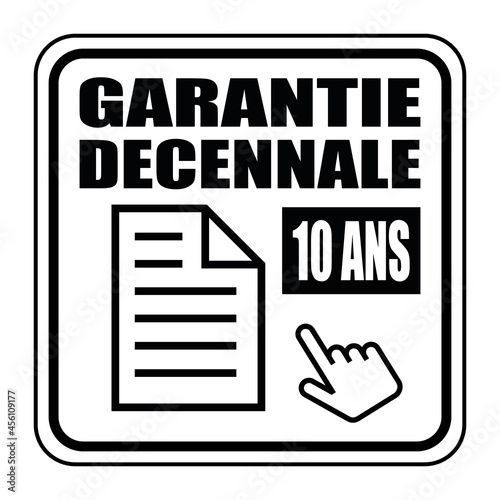 Logo garantie décennale.