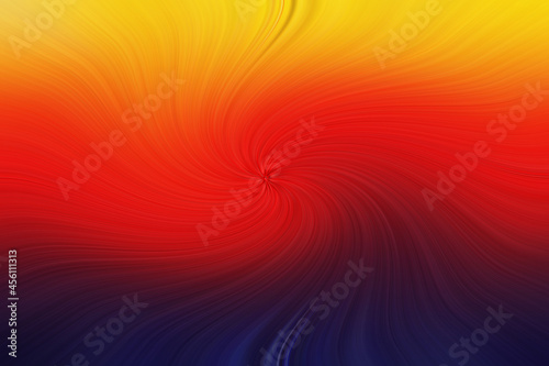 Abstract orange power background with whirlpool. Place for your text.
