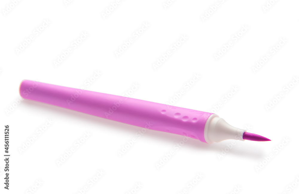 Felt tip pen on white background Felt tip pen on white background