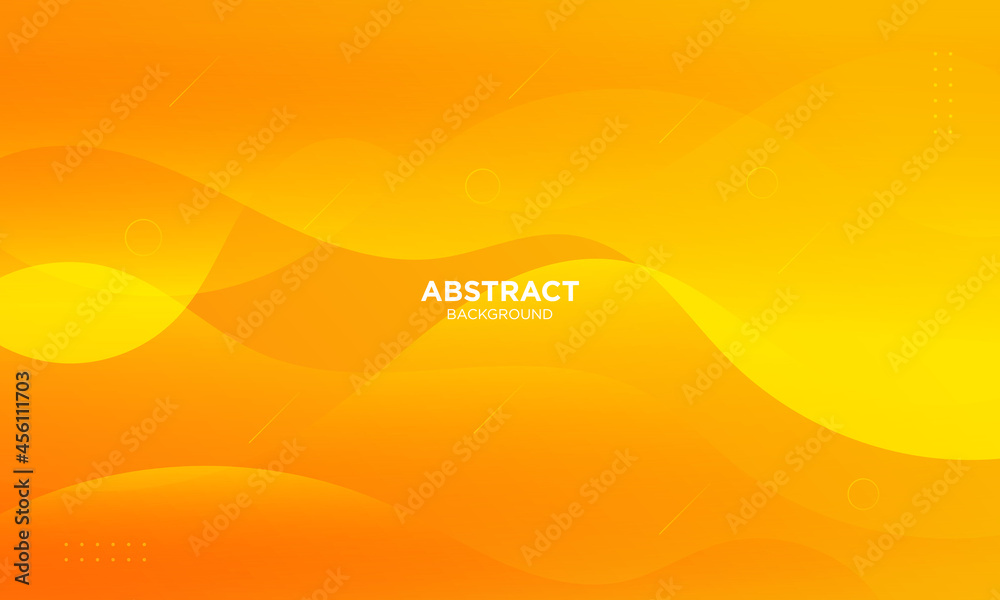 Abstract yellow wave geometric background. Modern background design ...