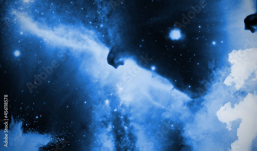 Fototapeta Naklejka Na Ścianę i Meble -  abstract colorful cosmos nebula star stars background bg wallpaper art