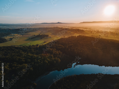 Aerial photography of Narrawallee Inlet, south cost Sydney, News South Wales, Australia © Brayden