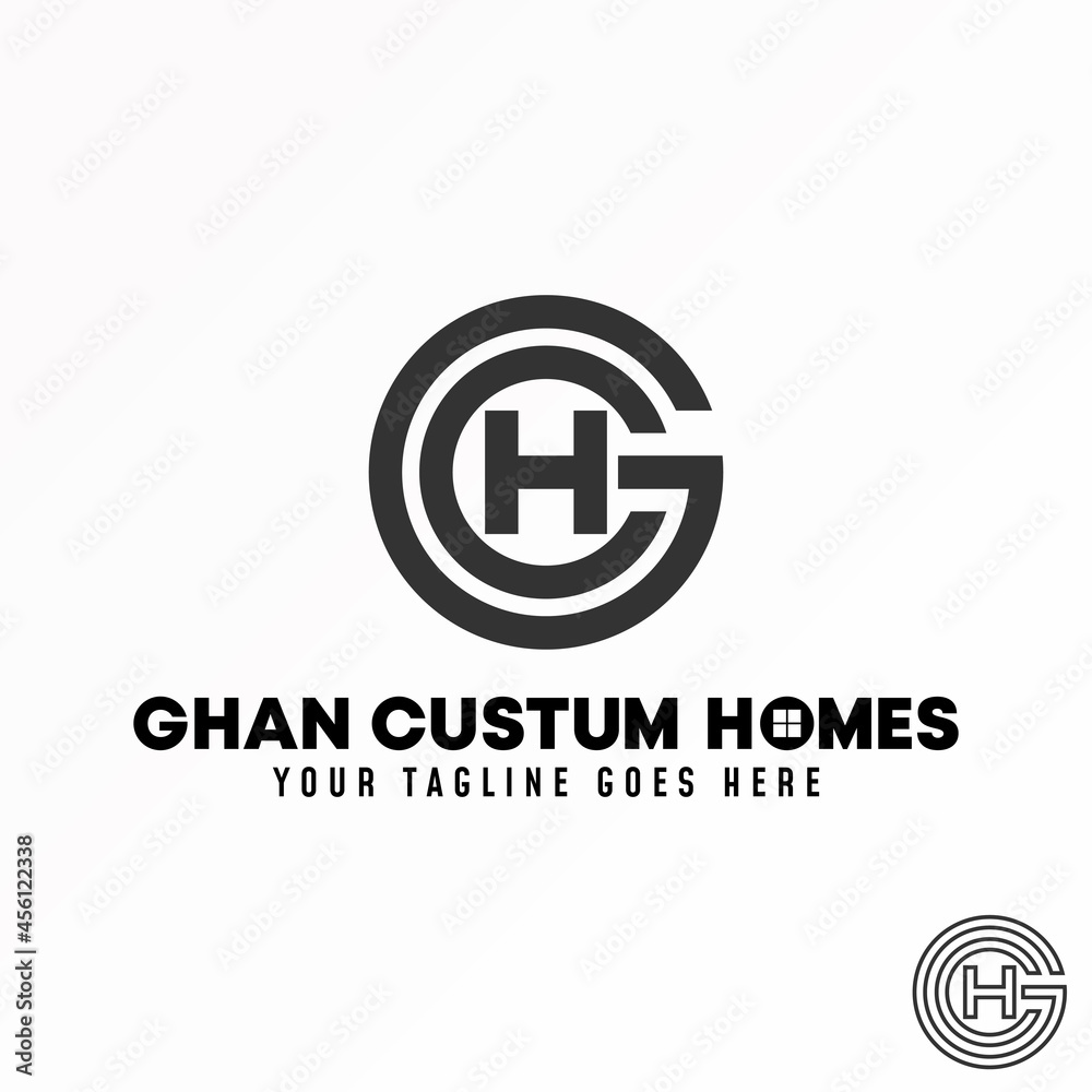 Letter or word GCH sans serif font in circle image graphic icon logo design abstract concept vector stock. Can be used as a symbol related to initial. Letter or word GCH sans serif font in circle image graphic icon logo design abstract concept vector stock. Can be used as a symbol related to initial.