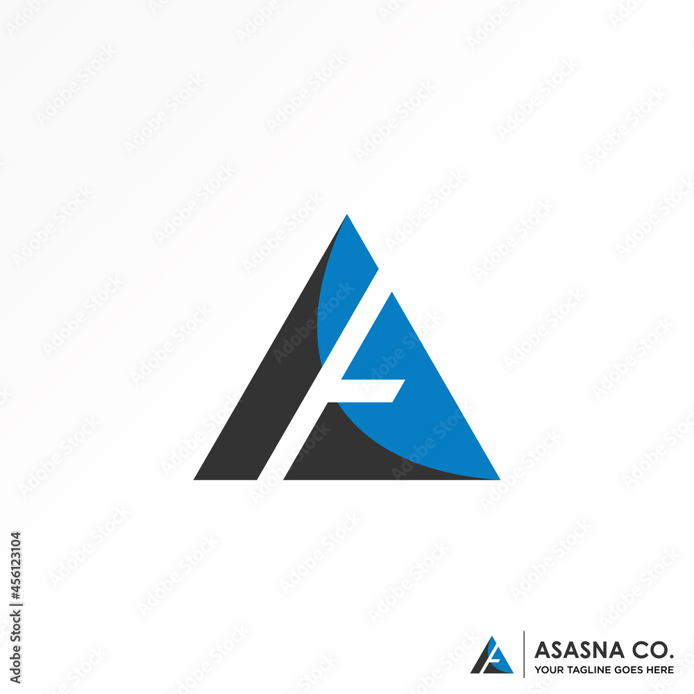 Letter A font in triangle with block concept image graphic icon logo design abstract concept vector stock. Can be used as a symbol related to initial or monogram Letter A font in triangle with block concept image graphic icon logo design abstract concept vector stock. Can be used as a symbol related to initial or monogram