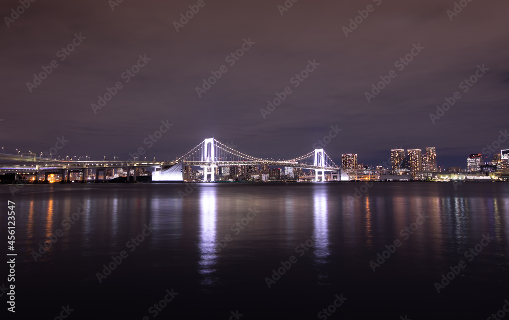 오다이바 레인보우브릿지 야경 오다이바 레인보우브릿지 야경
