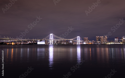 오다이바 레인보우브릿지 야경