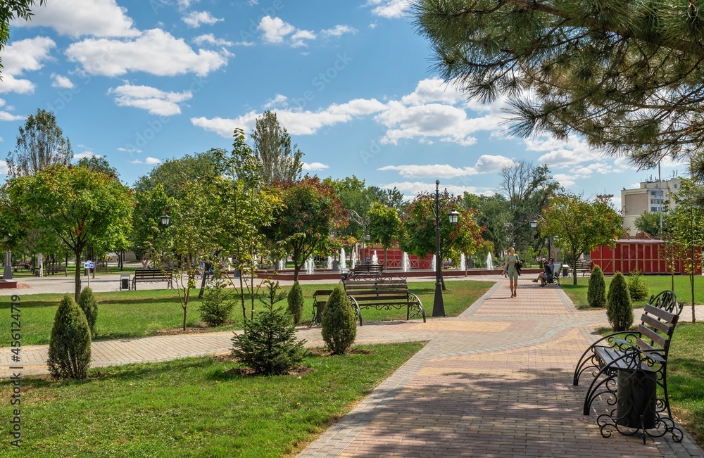 Catherine park in Tiraspol, Transnistria