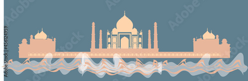 AI-Tajmahal From Yamuna River
