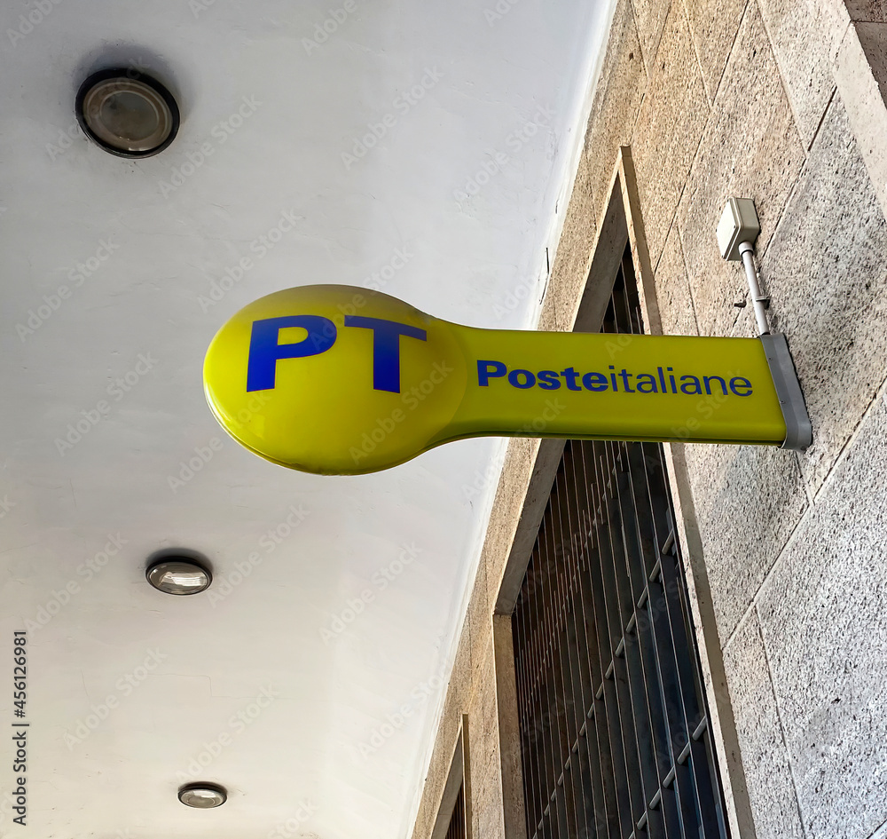 Bologna - Italy - June 26, 2021: Poste Italiane Office sign. Italian Post  Office sign. Photos | Adobe Stock