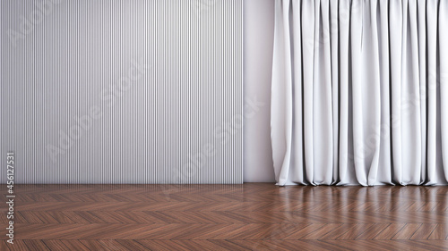 Room interior with Wall Background. 3D rendering ,3D illustration	
