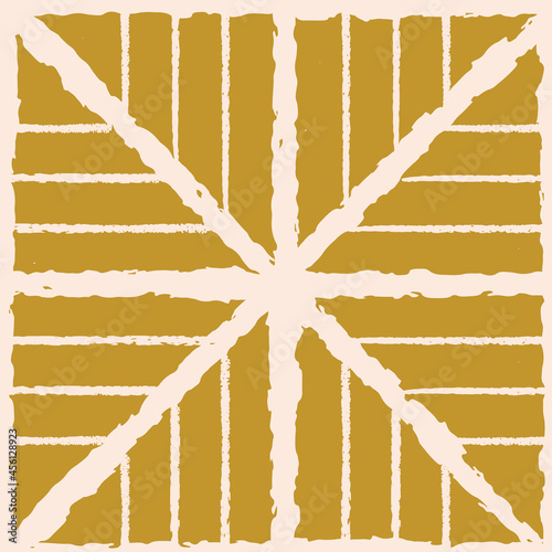Vector beige mustard mesh grid tile repeat pattern