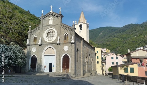 church in manarola italy
