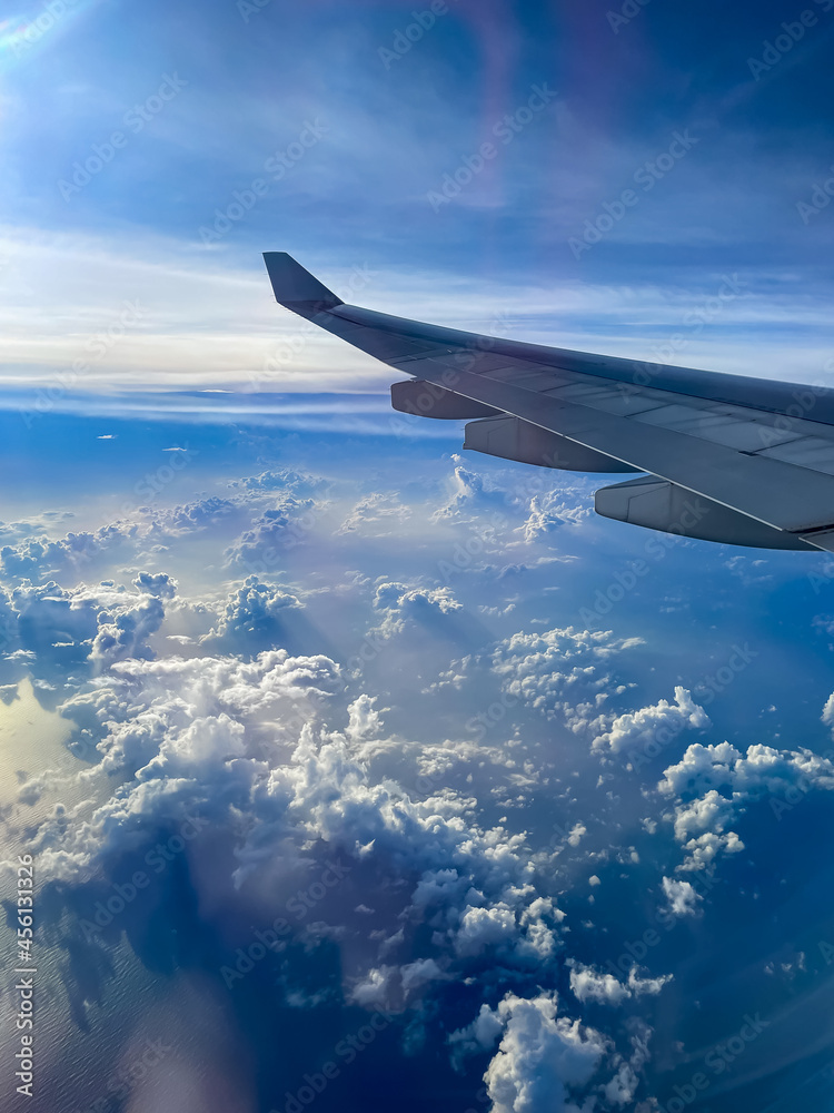 Incredible view from a airplane window Incredible view from a airplane window