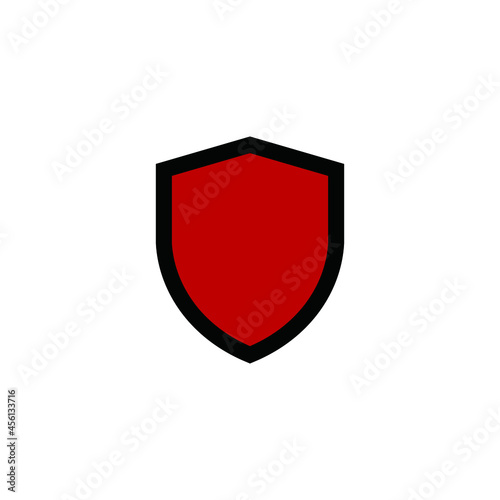 red shield icon vector logo template, secure icon Free Download red shield icon vector logo template, secure icon - GFXLoad