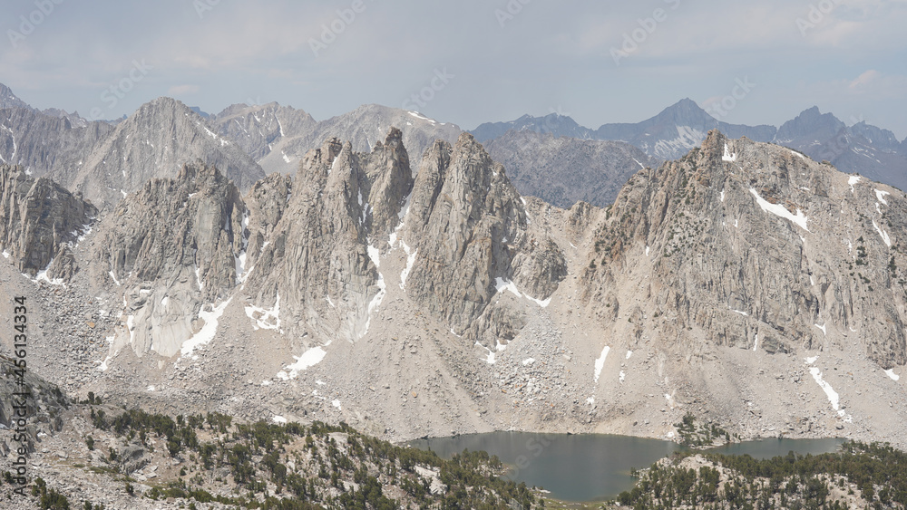 Kearsarge Pass in the Sierra Nevada Mountains of California, USA. Kearsarge Pass in the Sierra Nevada Mountains of California, USA.