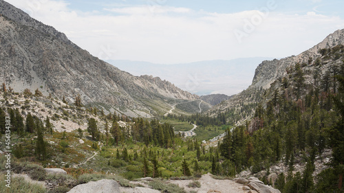 Kearsarge Pass in the Sierra Nevada Mountains of California, USA.