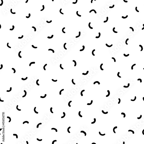 Seamless pattern with geometric shapes. Hand drawn background. Vector texture for print.