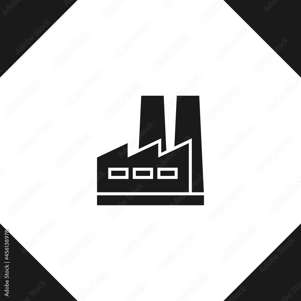Factory Icon Vector Illustration Eps10