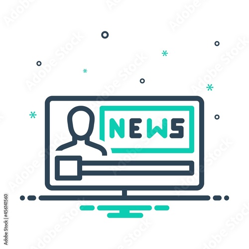 Mix icon for news