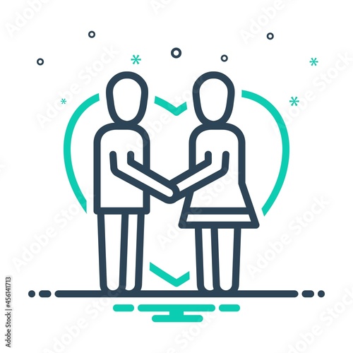 Mix icon for couples