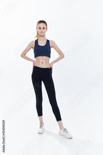 athletic woman slim figure gym workout energy lifestyle © SHOTPRIME STUDIO