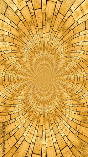 golden wormhole pattern
