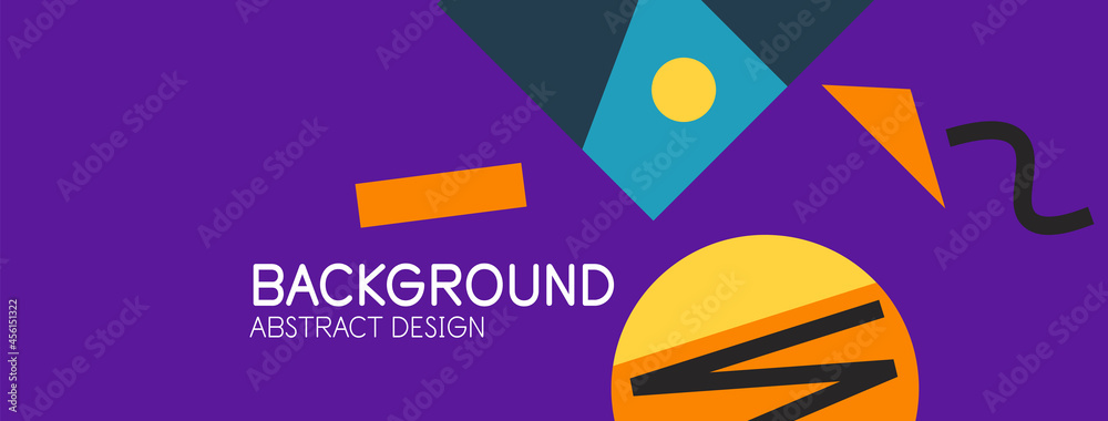 Abstract background. Blocks, lines, triangles, circles composition. Techno or business concept for wallpaper, banner, background, landing page Abstract background. Blocks, lines, triangles, circles composition. Techno or business concept for wallpaper, banner, background, landing page