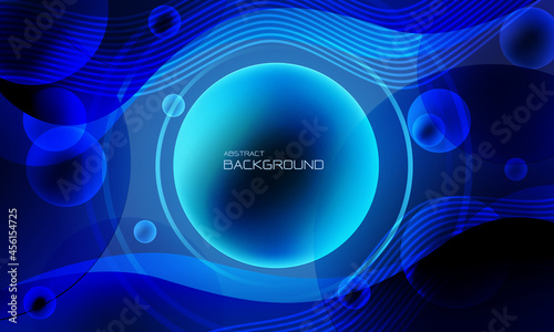 Abstract red circle line fluid liquid geometric design creative technology futuristic background vector