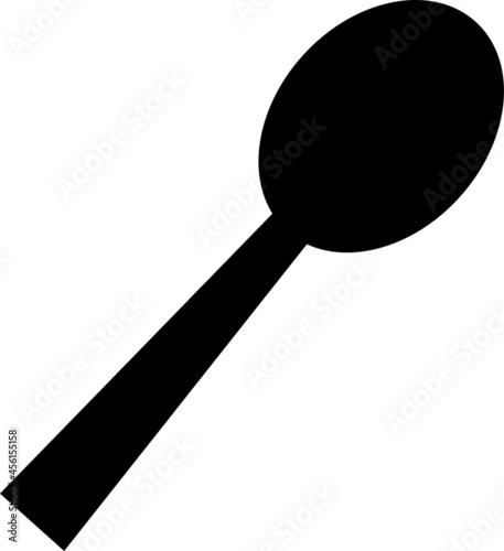 スプーンのシンプルでかわいいイラスト	