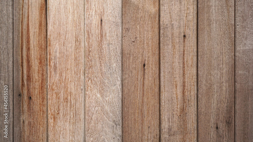 Texture of the wooden wall, Surface grunge of wood board plank, Vertical lines pattern background