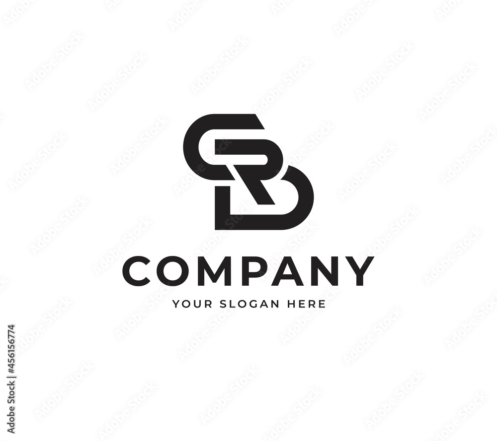 Letter SR vector logo design. Creative modern monogram logo design Letter SR vector logo design. Creative modern monogram logo design