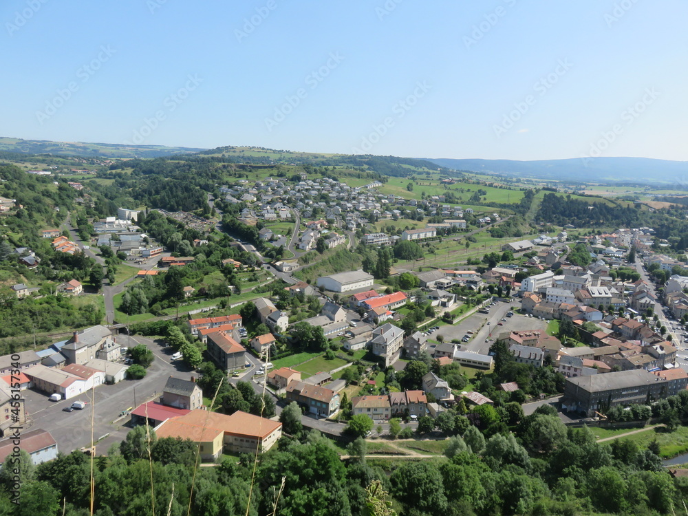 Saint-Flour, Ville Basse, Cantal, Auvergne, France