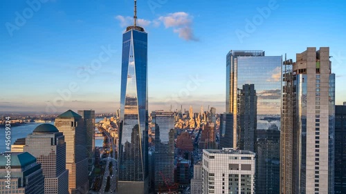 Freedom Tower Time Lapse photo