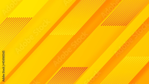 Dynamic bright yellow dynamic lines on a minimalist geometric background