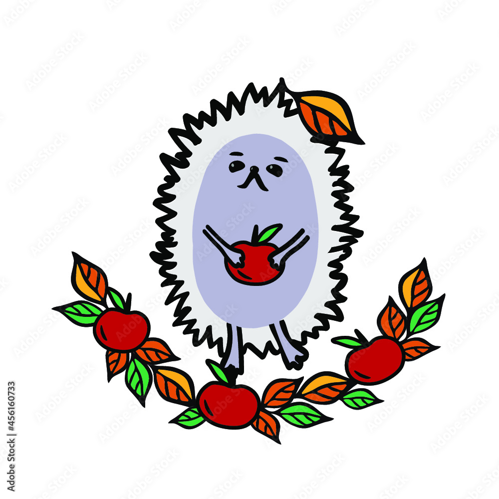 wreath of apple and leaves wreath of apple and leaves