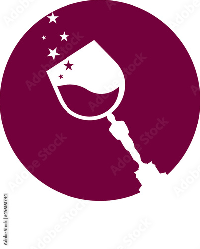 restaurant oscar wine logo design