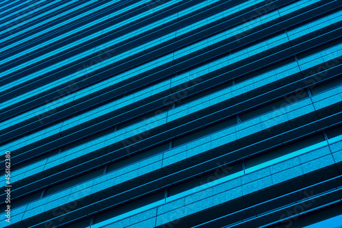 Blue building using for a background