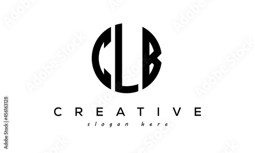 Letter CLB creative circle logo design vector photo