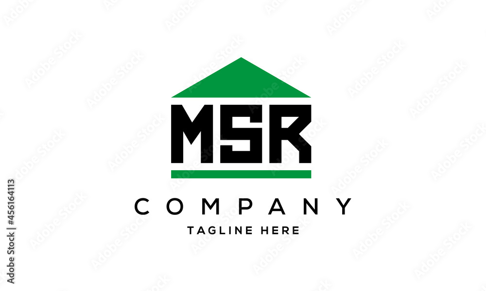 MSR creative three latter logo design MSR creative three latter logo design