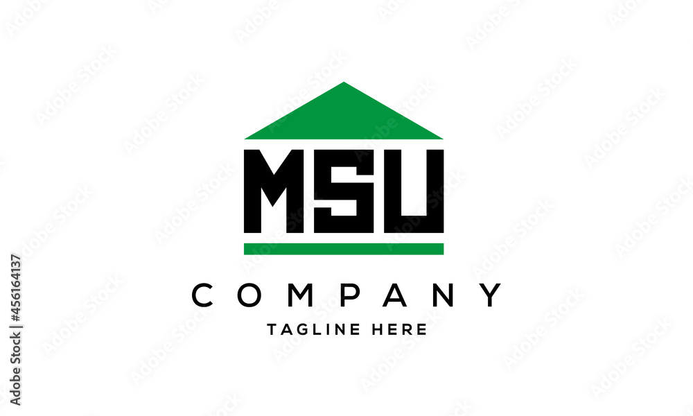 MSU creative three latter logo design MSU creative three latter logo design