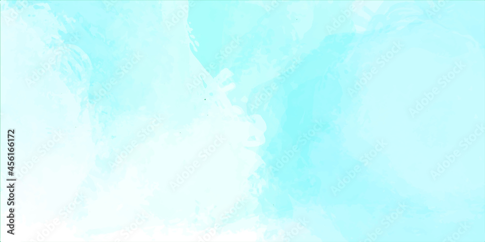 Blue abstract clouds background in watercolor style Blue abstract clouds background in watercolor style