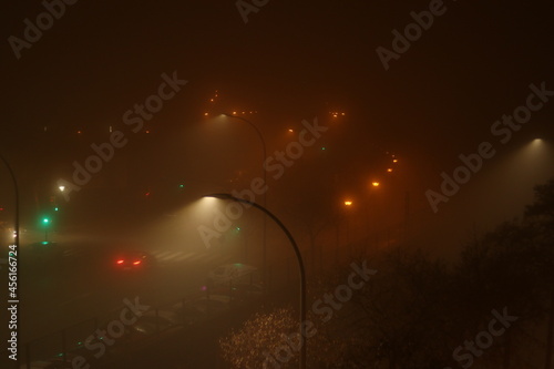 Photography niebla de noche