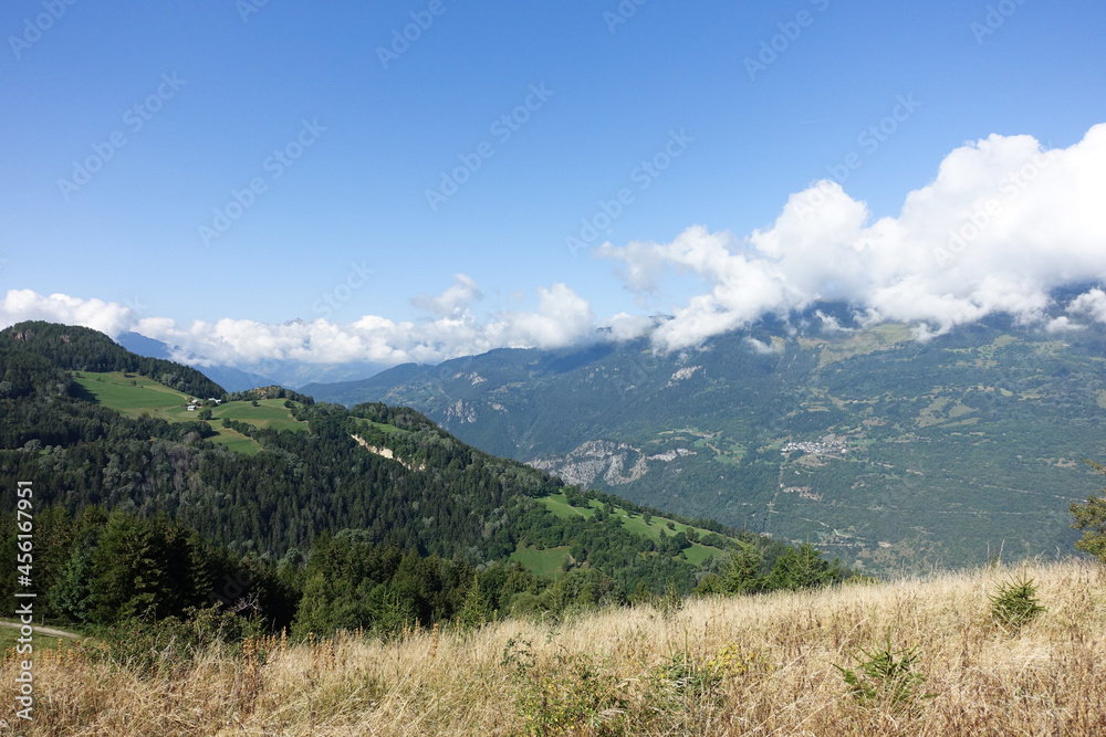 Paysage de montagne en Savoie
