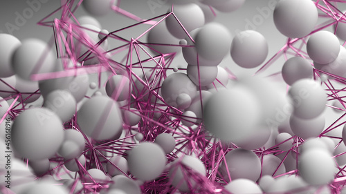 Quadro em tela Abstract 3D illustration