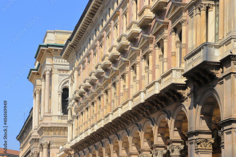 Edifici storici di Milano, Italia, Historical buildings of Milan, Italy 